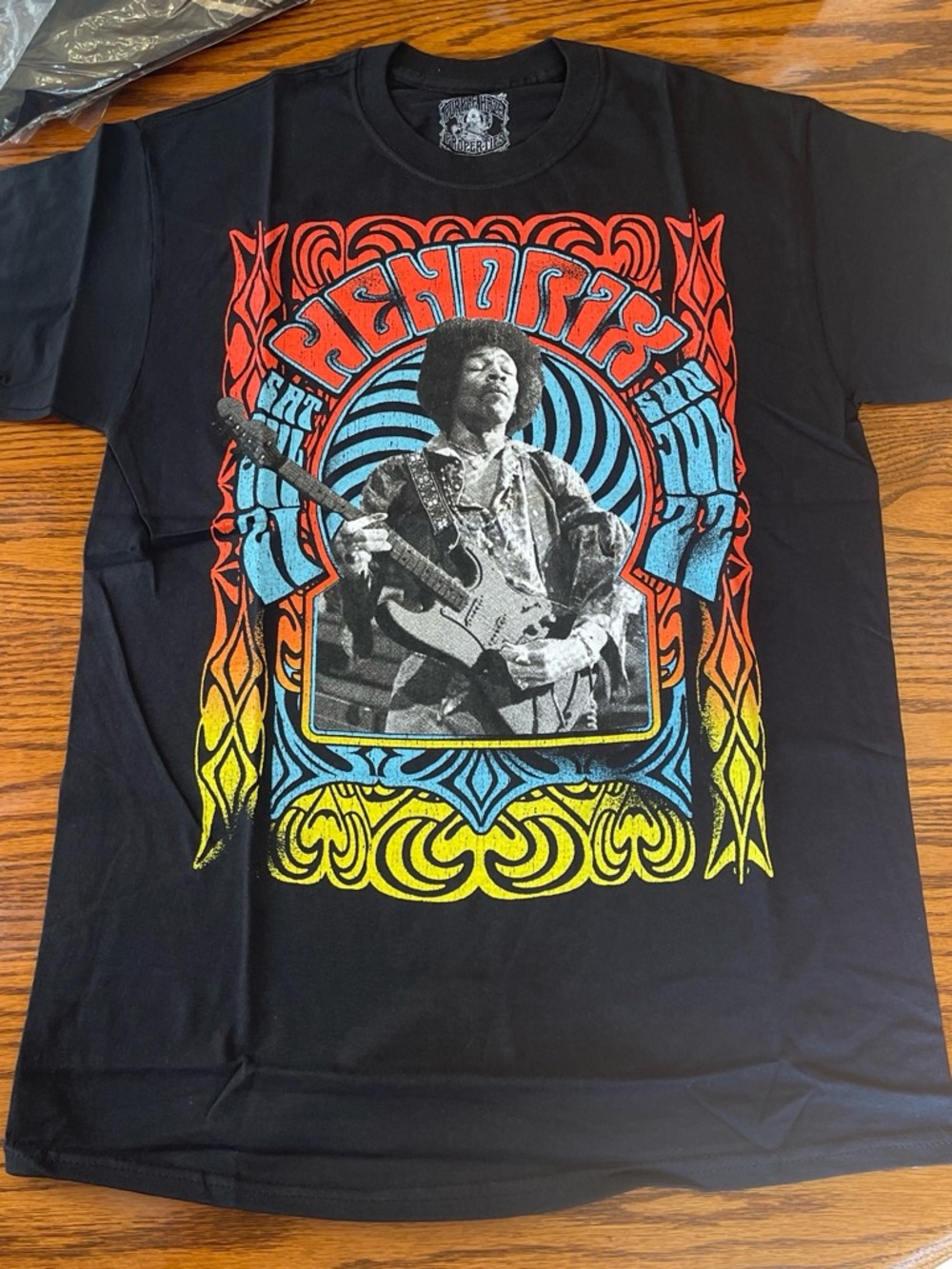 New Black Graphic Jimi Hendrix Tribute T-Shirt - Classic Rock Tee